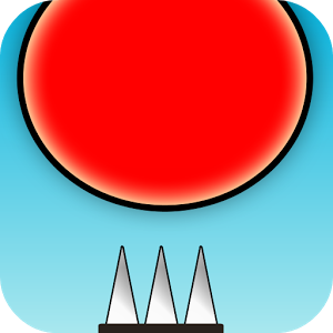 red bouncing ball with face game red bouncing ball with face game