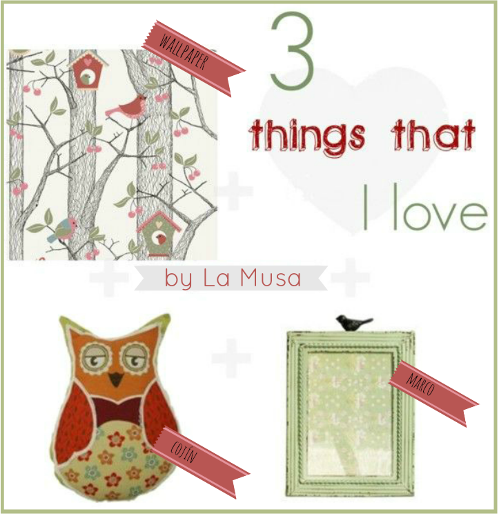 3 things that I Love, La Musa Decoración, Decoración, Inspire, Wallpaper, Cushion, Cojín, Marco, Frame 