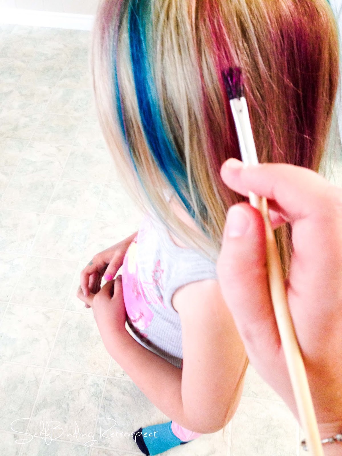 Put A Rainbow On It how to dye your hair with food colouring Alanna