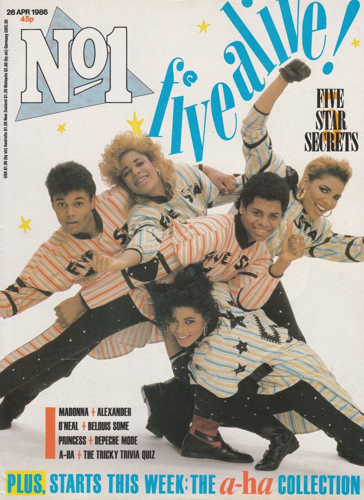 Top Of The Pop Culture 80s: Five Number 1 Magazine 1986