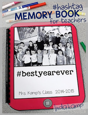 Hashtag Memory Book for Teachers