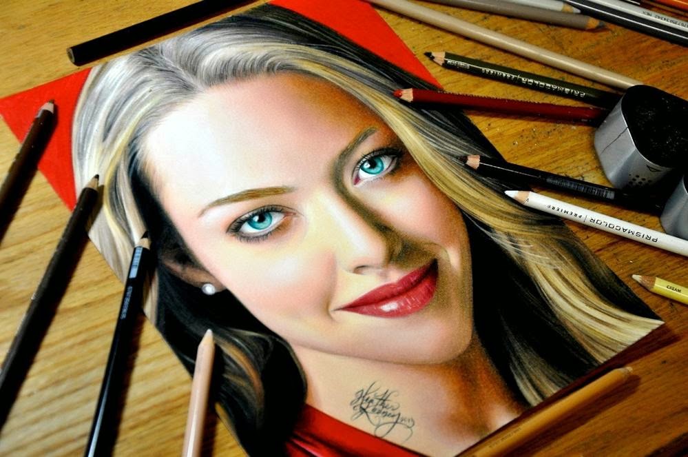 Mail2Day Incredible Colored Pencils Portraits by Heather Rooney (26