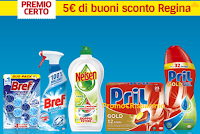 ''Il Pulito è di casa 2018'': Pril, Nelsen e Bref ti regalano buoni sconto Regina Logo ''Il Pulito è di casa 2018'': Pril, Nelsen e Bref ti regalano buoni sconto Regina
