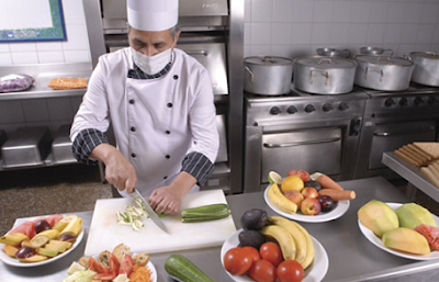 Seguridad E Higiene Operaciones Preliminares Cortes Y Manejo De Cuchillos En La Cocina