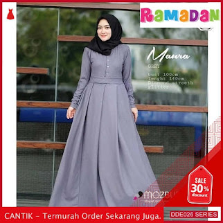 DDE026P167 Populer Kebaya Brokat Aurora Lebaran Warna 2019 Navy BMGShop