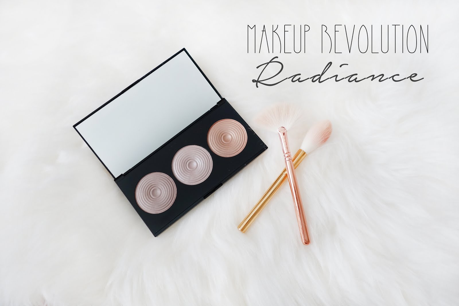 Makeup Revolution | Radiance Highlighter Palette Review and Swatches Hourglass Ambient Lighting Powder Palette Dupe