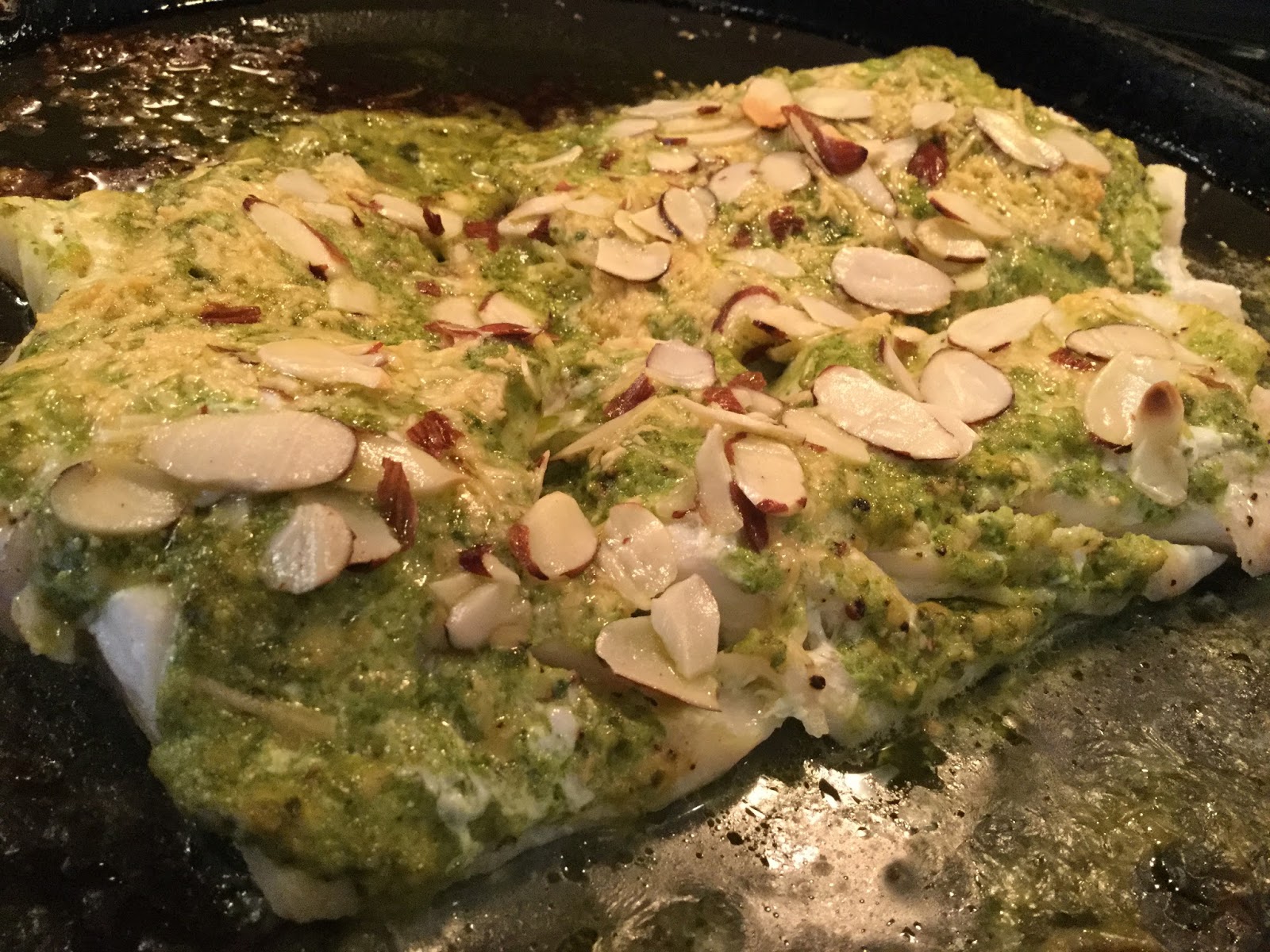 What's For Dinner Donna's? Donna’s Baked Almond Haddock and Kale