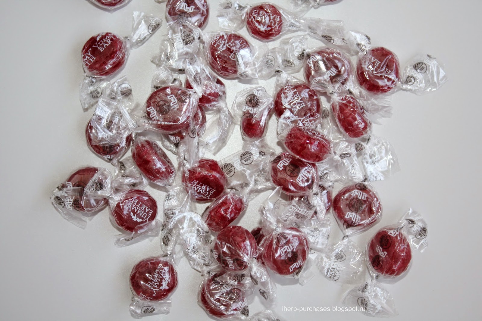 Yummy Earth, Organic Candy Drops, Pomegranate Pucker, 3.3 oz (93.5 g)