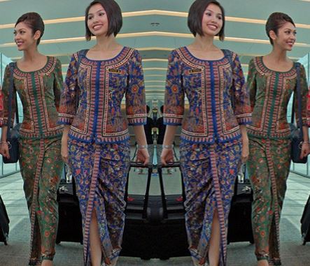 17 Contoh Model Baju Batik Pramugari Terbaru 2022