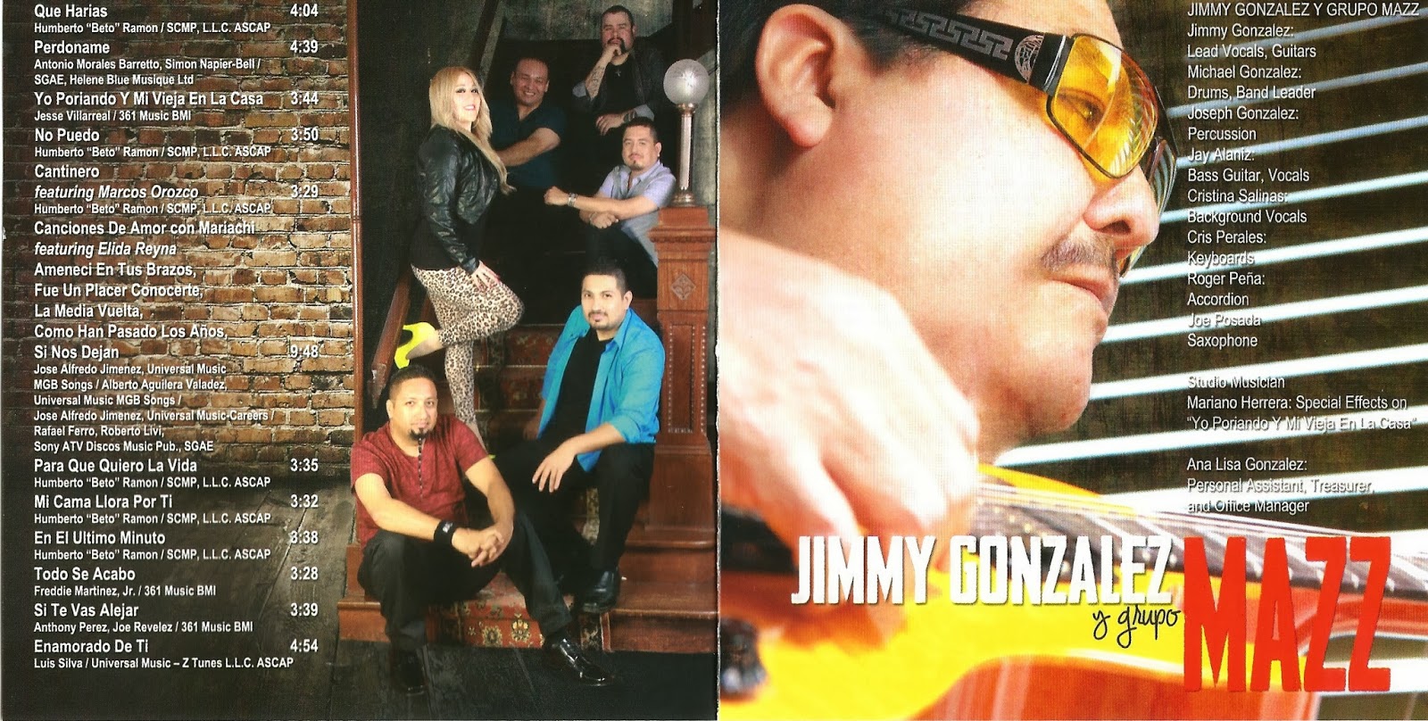 Jimmy Gonzalez Y El Grupo Mazz En El último Minuto RULO TEXANO: JIMMY GONZALEZ Y GRUPO MAZZ - FOREVER MAZZ (DISCO 2013)