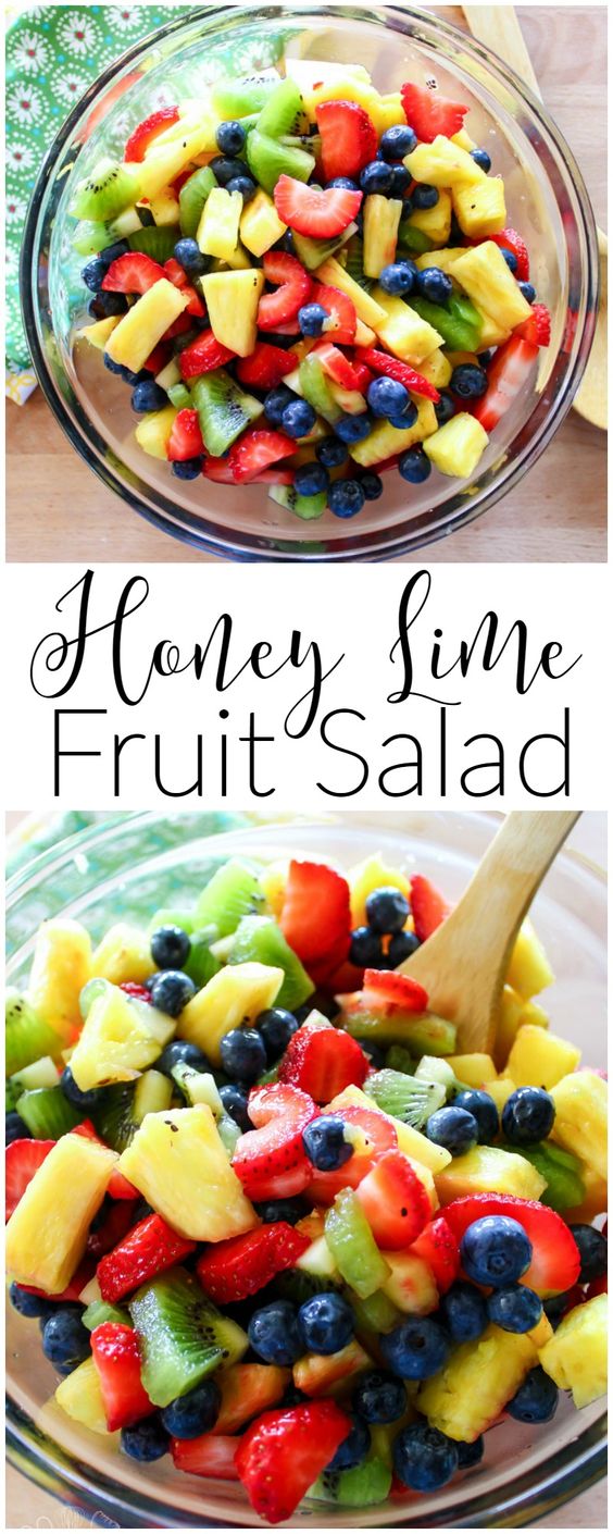 Honey Lime Fruit Salad Recipe Girls Dishes