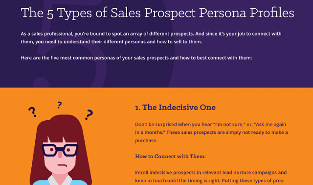 The 5 Types of Sales Prospect Persona Profiles