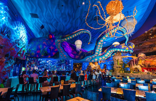 Restaurante T-Rex do Disney Springs em Orlando Restaurante T-Rex do Disney Springs em Orlando