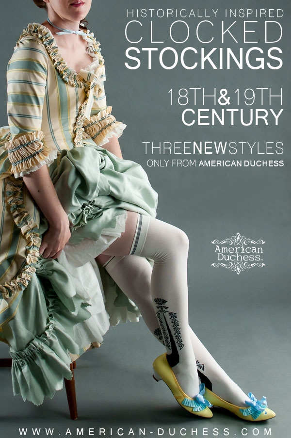 american duchess clocked stockings ad