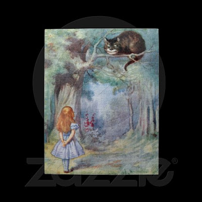 Imagina on Zazzle: Alice in Wonderland Cheshire Cat Jigsaw Puzzle