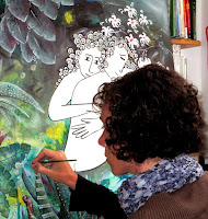 Annapia Sogliani pittrice peintre Annapia Sogliani quadri onirici surrealisti tableaux oniriques surrealistes