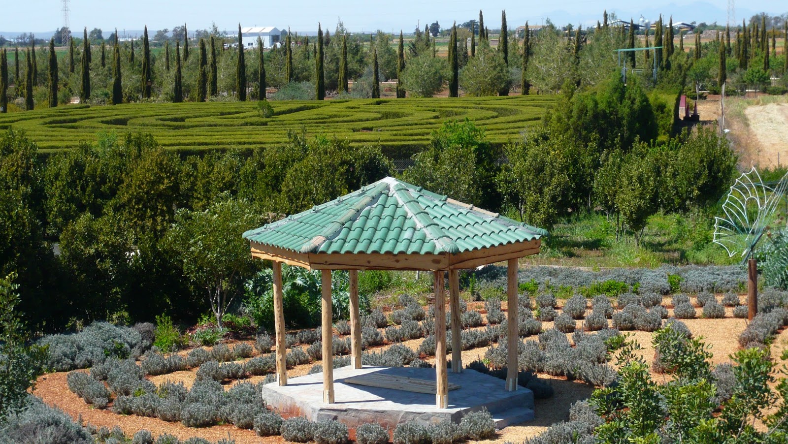 Kids have Fun in Cyprus Cyherbia Herb Gardens and Maze