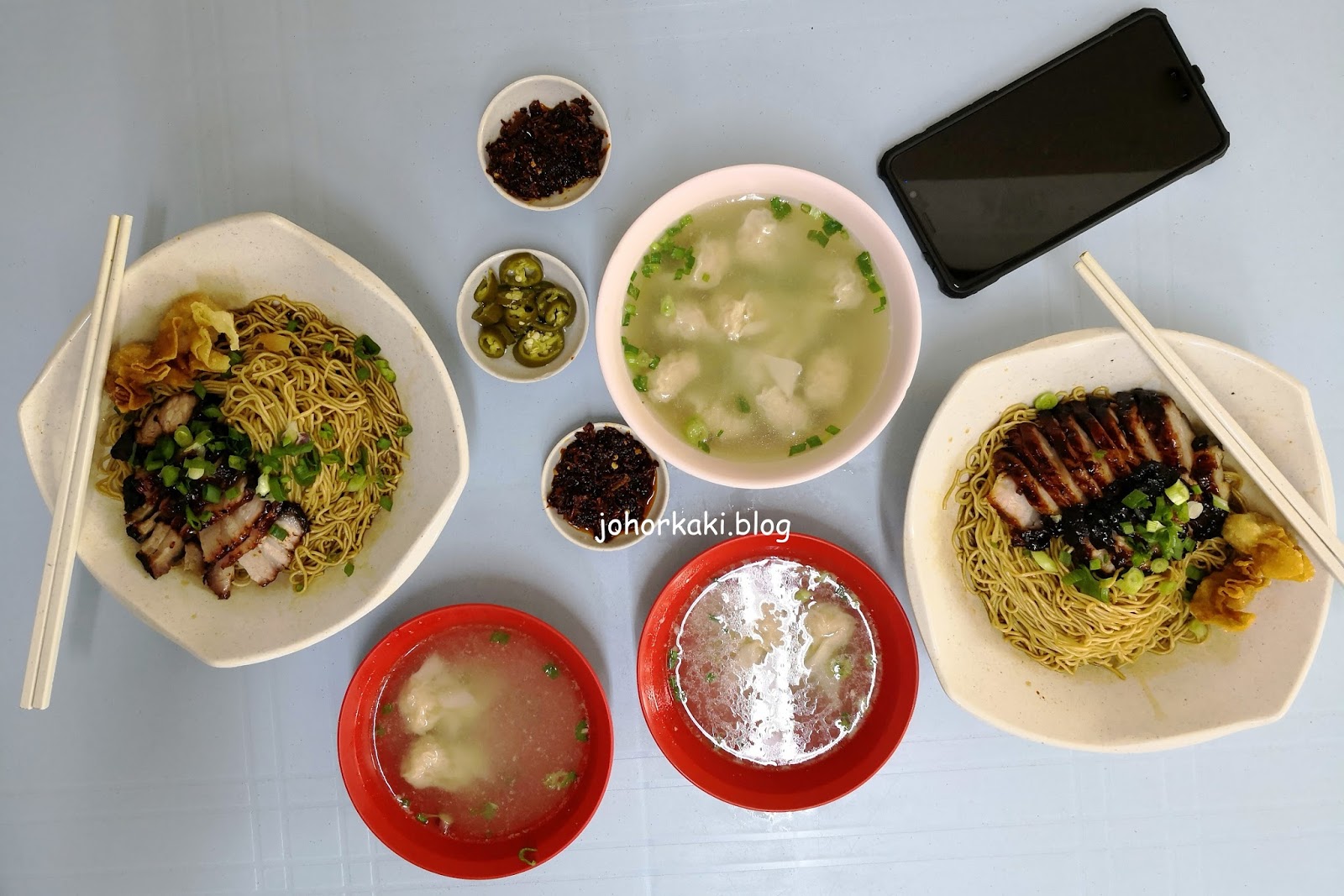 Review of KL Style Wanton Mee DS in Impian Emas Johor Bahru 金山楼云吞面