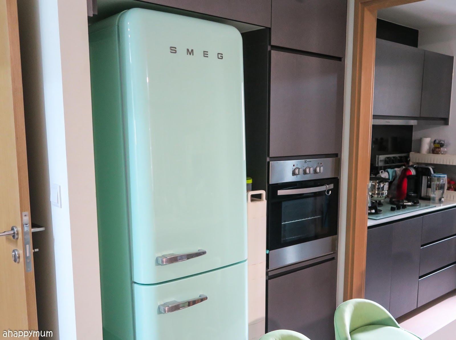 preloved smeg fridge freezer