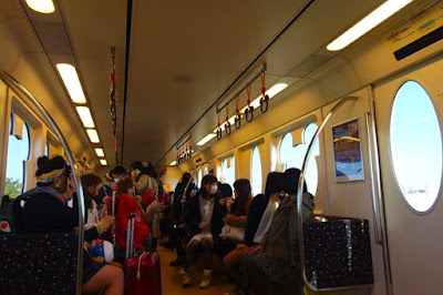 Inside Tokyo Disney Resort Monorail 