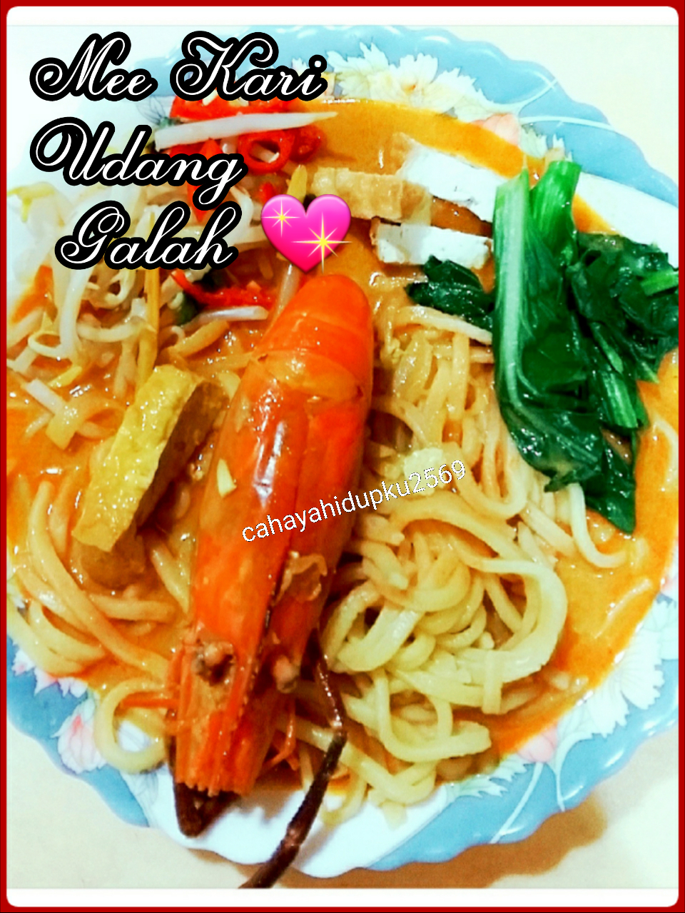 Cahaya Hidupku Kisah Si Mee Kari Udang Galah