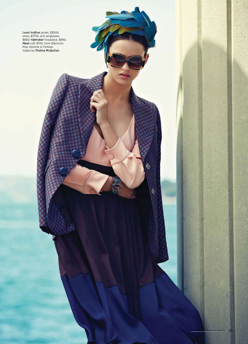 sea & be seen: gabby westbrook-patrick by justin ridler for harper's ...