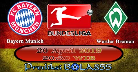 Prediksi Bola855 Bayern Munich vs Werder Bremen 20 April 2019 Prediksi Bola855 Bayern Munich vs Werder Bremen 20 April 2019
