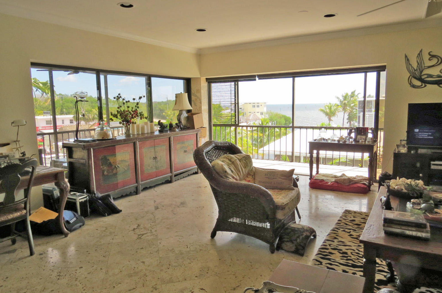 Real Estate in the Florida Keys Canal front Duplex (Both sides!) in