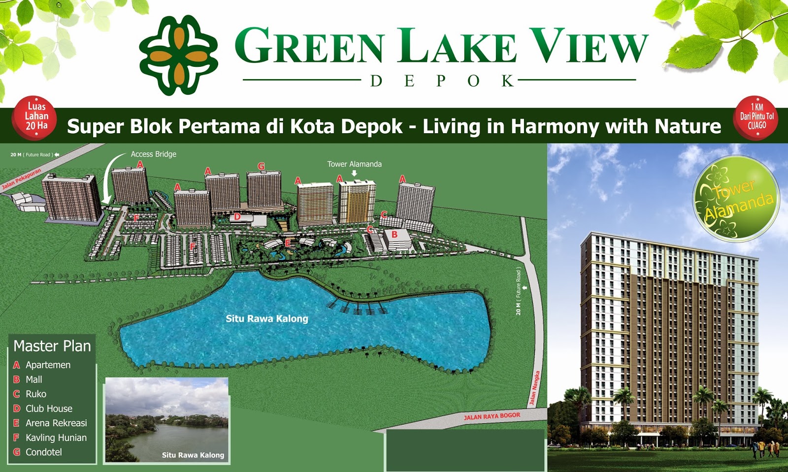 Apartemen Green Lake View Depok