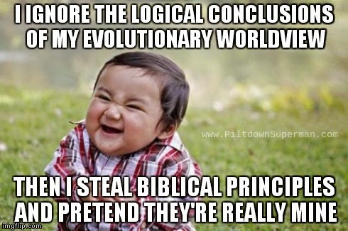 Evolutionists and atheists draw from the biblical Christian worldview in a tacit admission that their own worldviews are incoherent. Several examples in the science industry illustrate this.