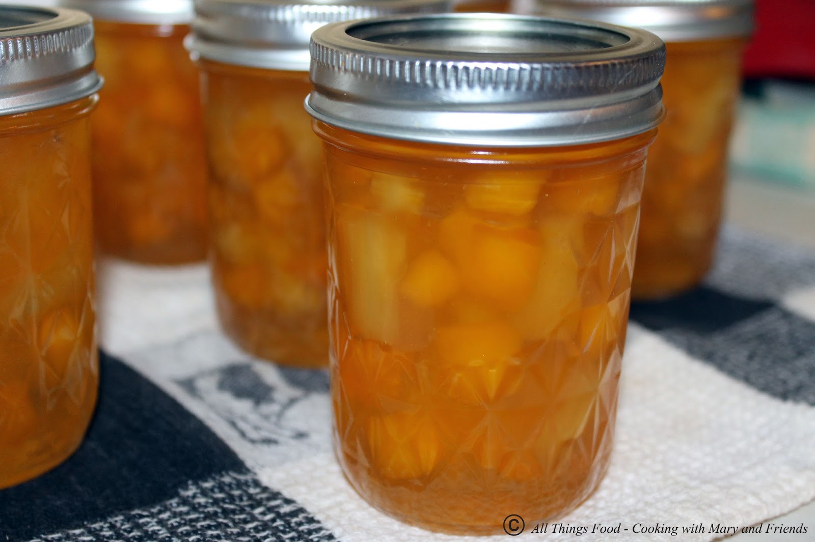 Cooking With Mary and Friends Pineapple Mango Jelly with Mango