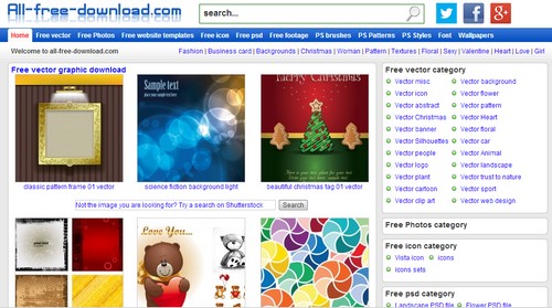 أفضل 10 مواقع لتحميل الفكتور مجانا موقع All Free Download - مدونة Blog4Prog أفضل 10 مواقع لتحميل الفكتور مجانا موقع All Free Download - مدونة Blog4Prog