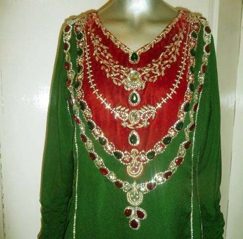 pakistani suit gala design