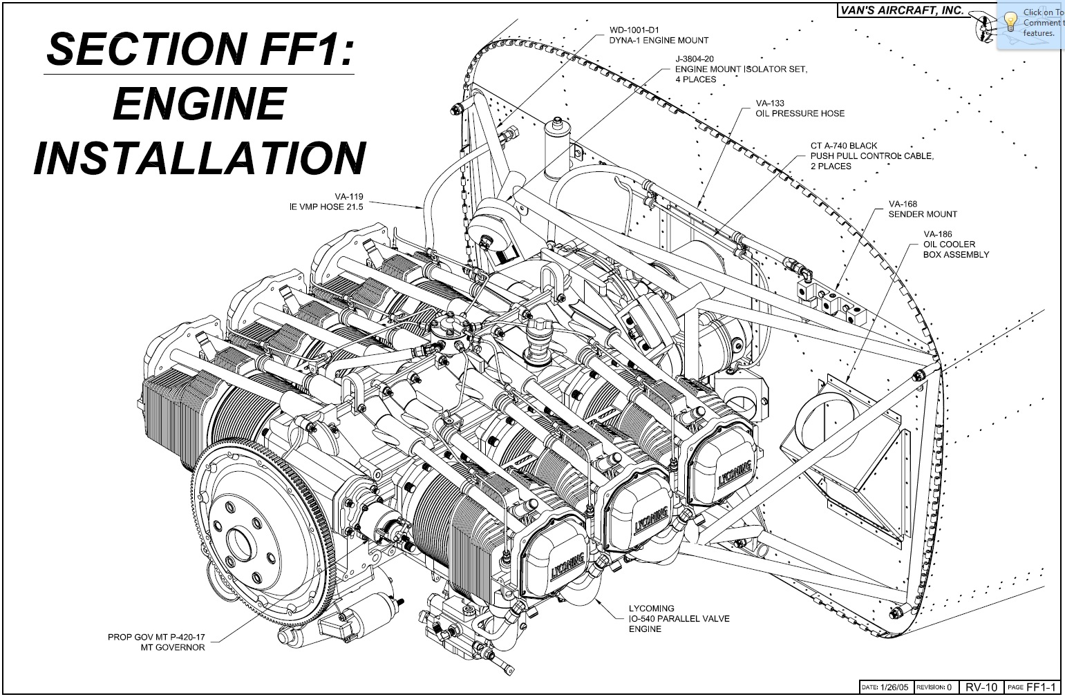 Operation "RV10" Engine Installation