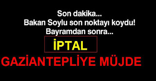 gaziantepte tedes iptal edildi