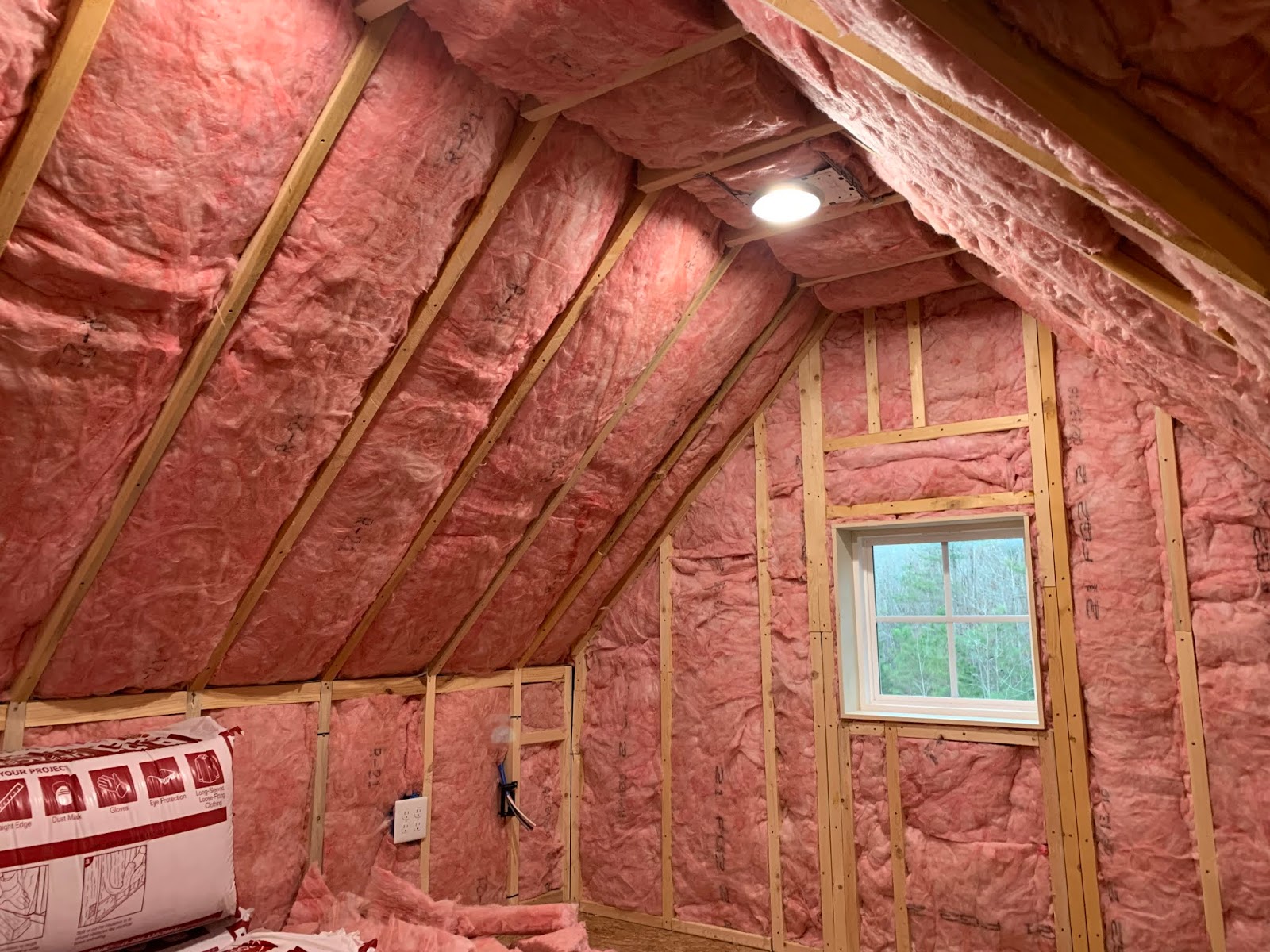 Price Creek DIY Attic Bathroom and Insulation