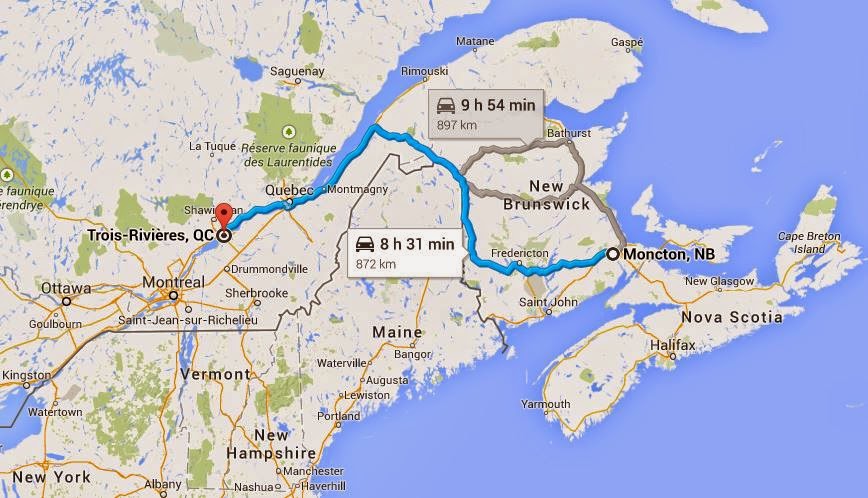 Marg and Koichi's Labrador & NFLD Adventure: Day 13: The Long drive ...