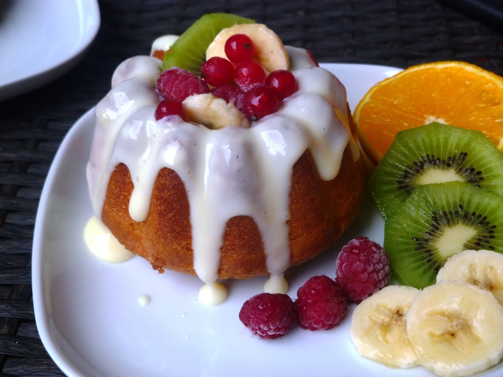 inser Kuchlbiachl: Minigugelhupf mit selbstgemachten Vanillepudding