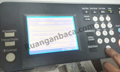 hilangkan error mesin fotocopy BIZHUB 250/350 Konica Minolta 