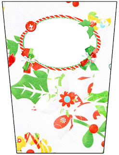 Flores en Navidad: Etiquetas para Candy Bar para Imprimir Gratis. Flores de Navidad: Etiquetas para Candy Bar para Imprimir Gratis