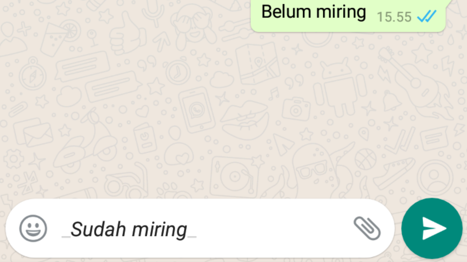 Trik Merubah Font Whatsapp dan Cara Merubah Huruf Jadi Tebal, Miring, Tercoret Trik Merubah Font Whatsapp dan Cara Merubah Huruf Jadi Tebal, Miring, Tercoret