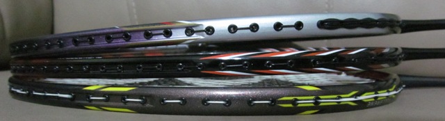 Badminton Research: The Yonex headlight racquets, Ti-10 vs NS9900 vs ...