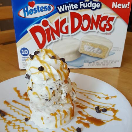 On Second Scoop: Ice Cream Reviews: White Fudge Ding Dongs, MTN