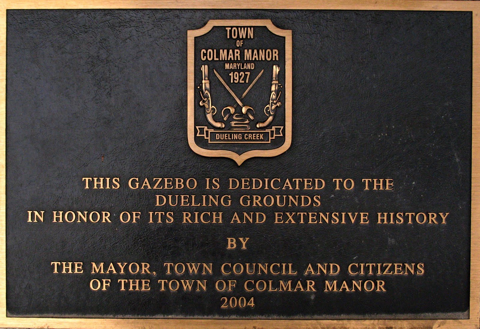 Landmarks The Bladensburg Dueling Grounds