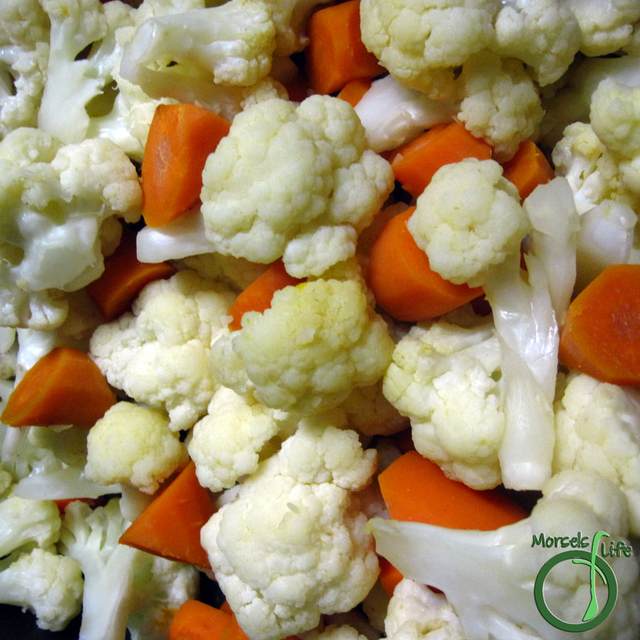 Morsels of Life - Cauliflower and Carrots - Combine the healthiness of steamed veggies with all the flavor of stir fried veggies in this cauliflower and carrots dish.