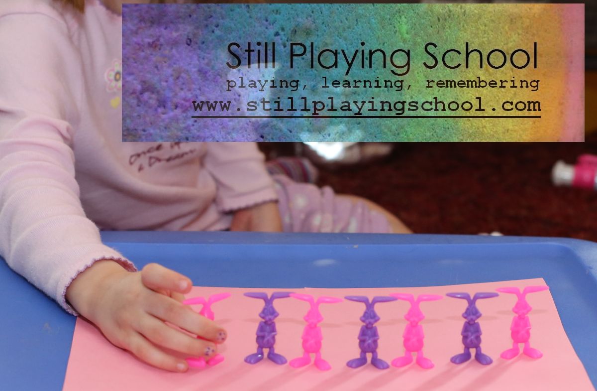 Rainbow Bunny Play | Still Playing School