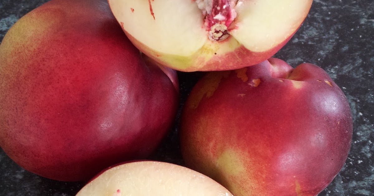 Made with my two hands White fleshed nectarine