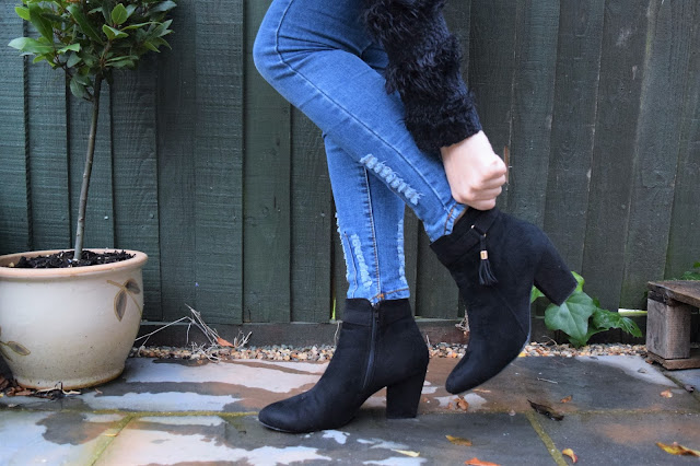 What Cat Says - Style | Tassel Strap Ankle Boots