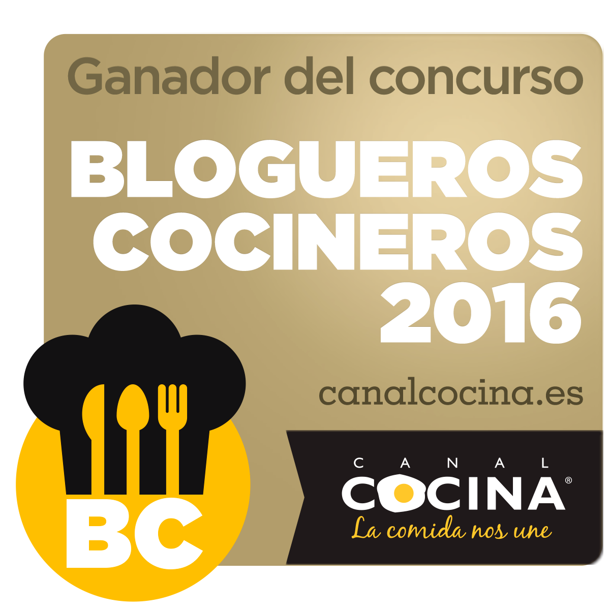 Ganadora en el concurso de Canal Cocina “Blogueros Cocineros 2016”