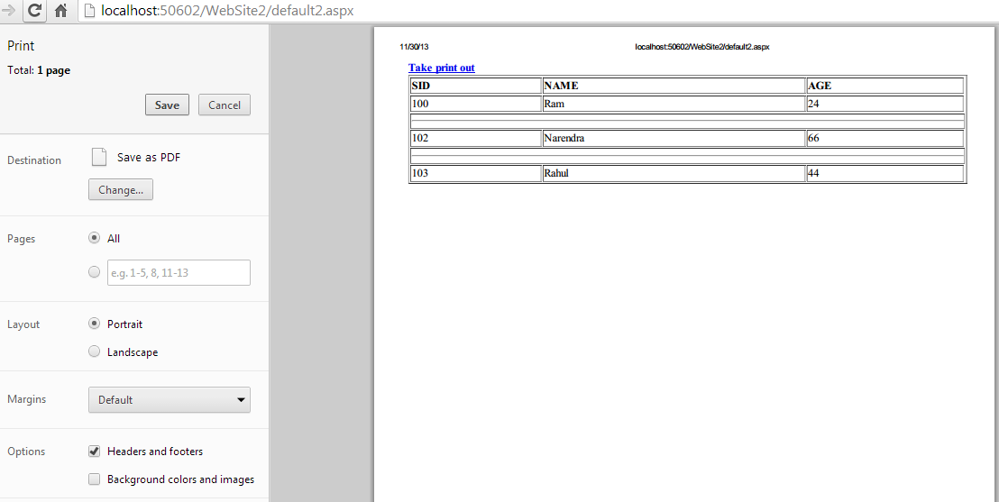 How to Insert,Edit,Update,Delete and Print Records through Repeater